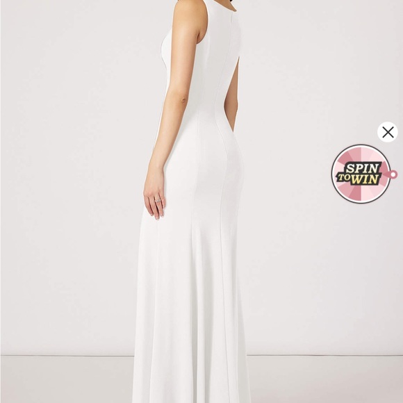 Azazie bridal dress, mesh cutout size 6 - Picture 14 of 15